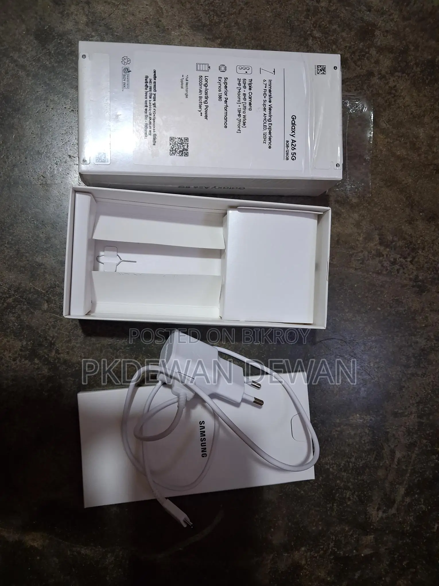 Samsung Galaxy A26 . (সম্পূর্ণ নতুন)