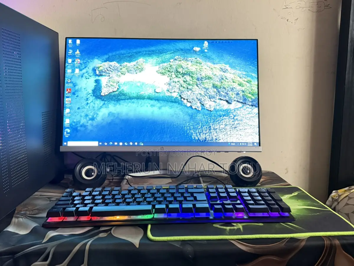 Desktop Pc 22 Inch 256gb Ssd