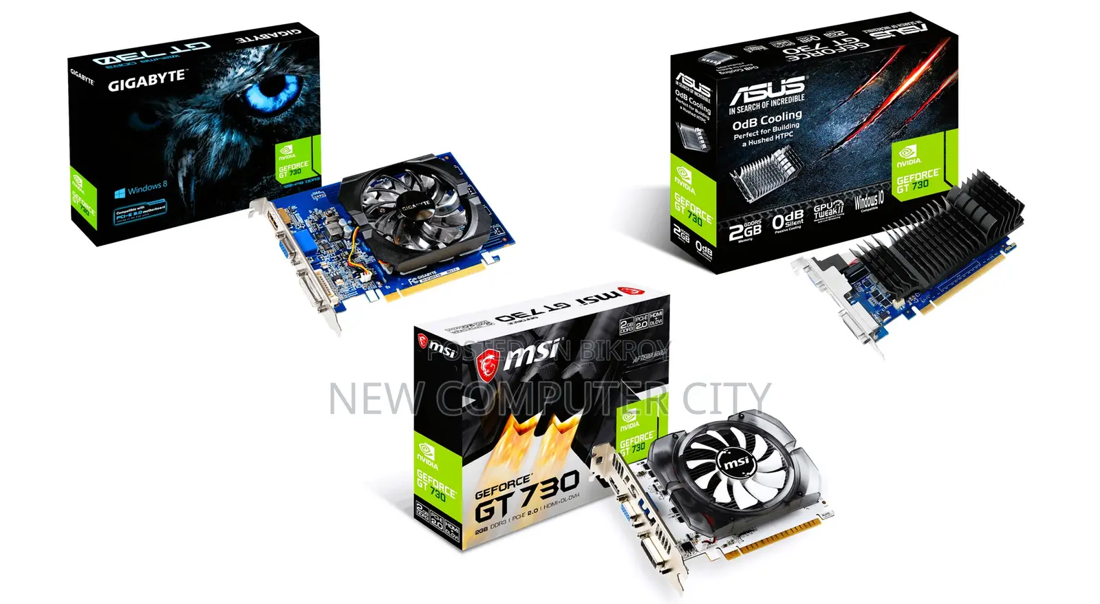 Asus NVIDIA GeForce GT 730 2GB DDR5 Graphics Card