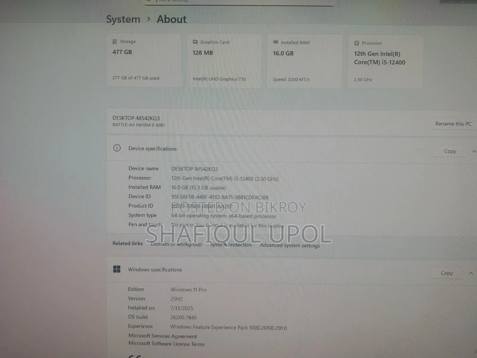 Desktop for sale