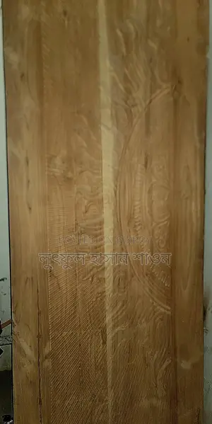 Double Door / Two-Panel Teak Wood Main Door