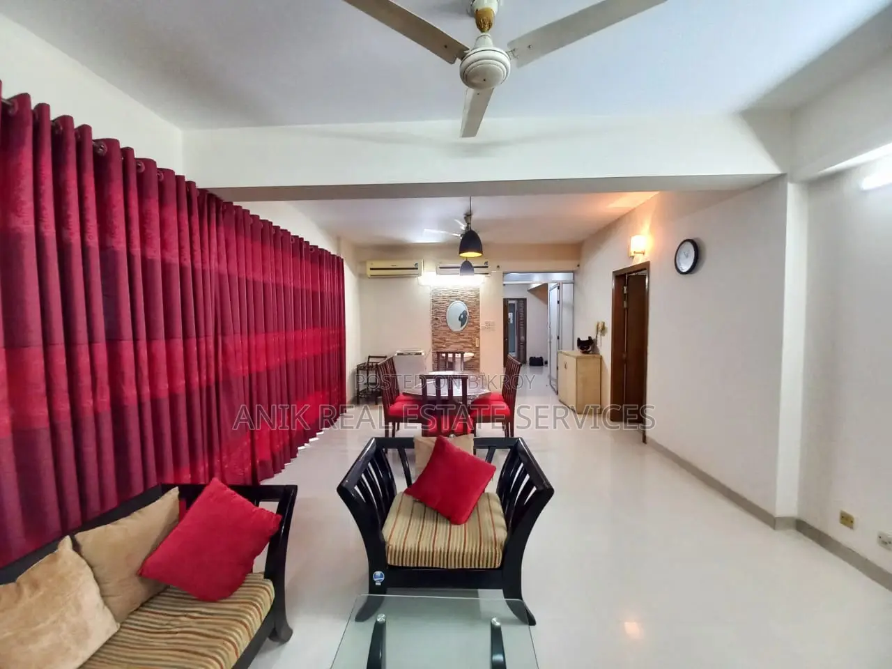 Good Quality 3 Bedroom Full Farnised Flat Rent At Banani
