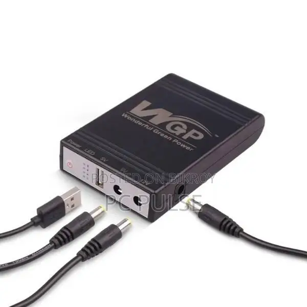 WGP Mini UPS 10400mAh (5V/12V/12V) - Best Router & ONU Backup