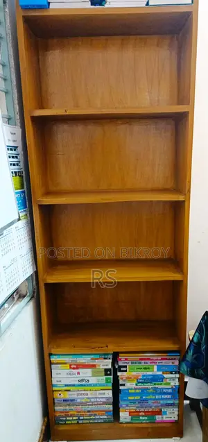 Perfect for Libraries or Homes — Sturdy Wooden Bookshelf for Sale.