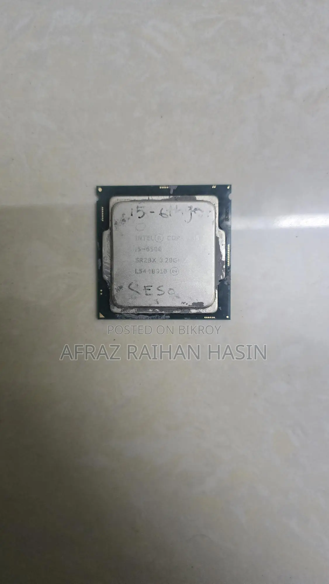 Intel Core i5 6th Genaration6500.