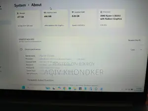 HP 255 G9 AMD Ryzen 5 5625U 8GB RAM, 512 SSD Asteroid Silver Laptop