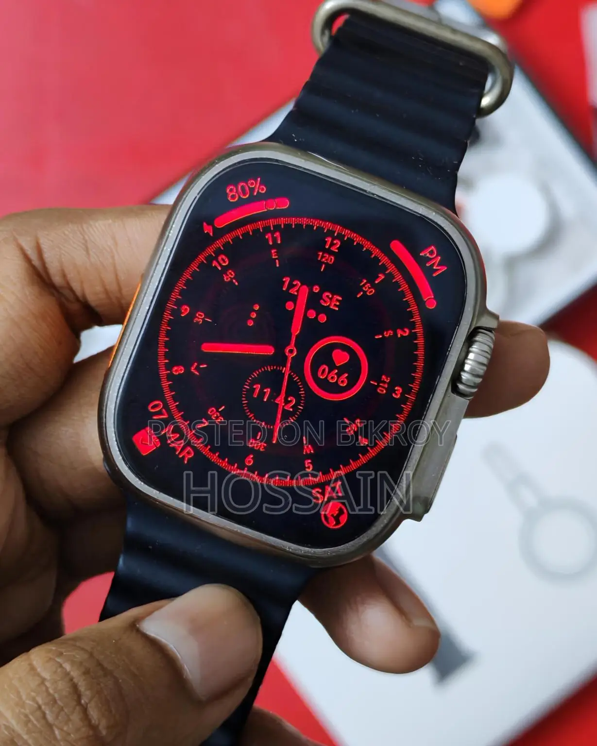 DT8 Ultra Max 49mm HD Display Smart Watch | Metal Body Full Box