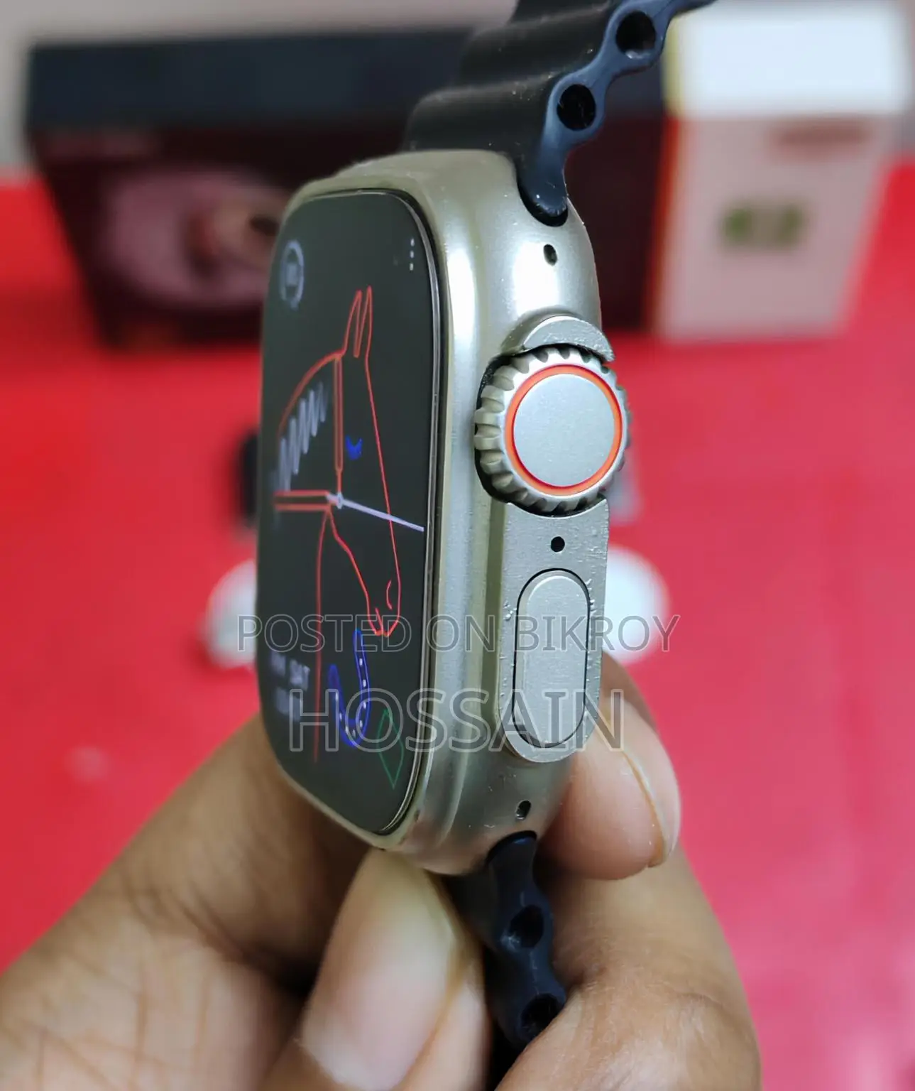 DT8 Ultra Max 49mm HD Display Smart Watch | Metal Body Full Box
