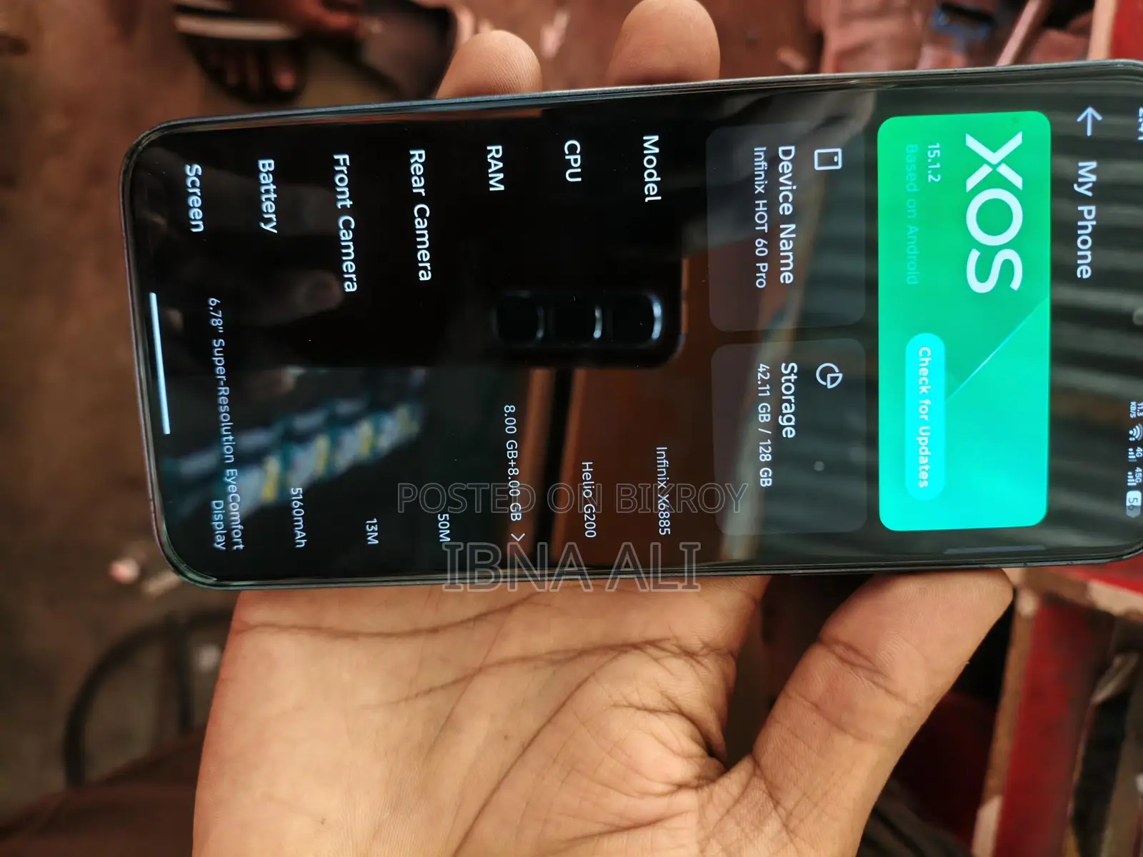 Infinix Hot 60 Pro, (Used)