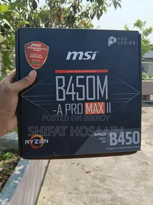 MSI B 450 A PRO MAX || and pateiot ssd 512 gb