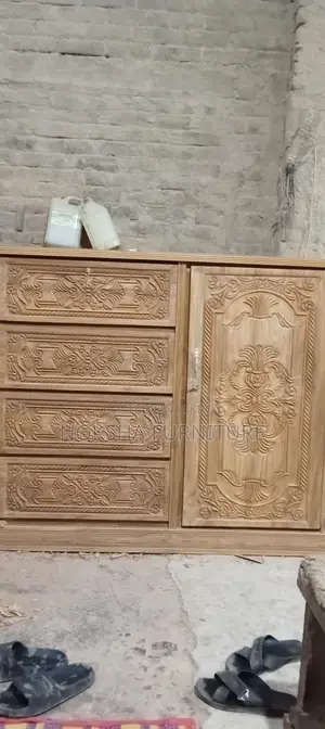 Direct from Factory: Original Chittagong Teak Wood Wardrobe for Sale