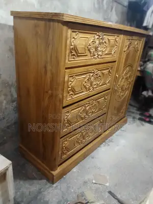 Direct from Factory: Original Chittagong Teak Wood Wardrobe for Sale
