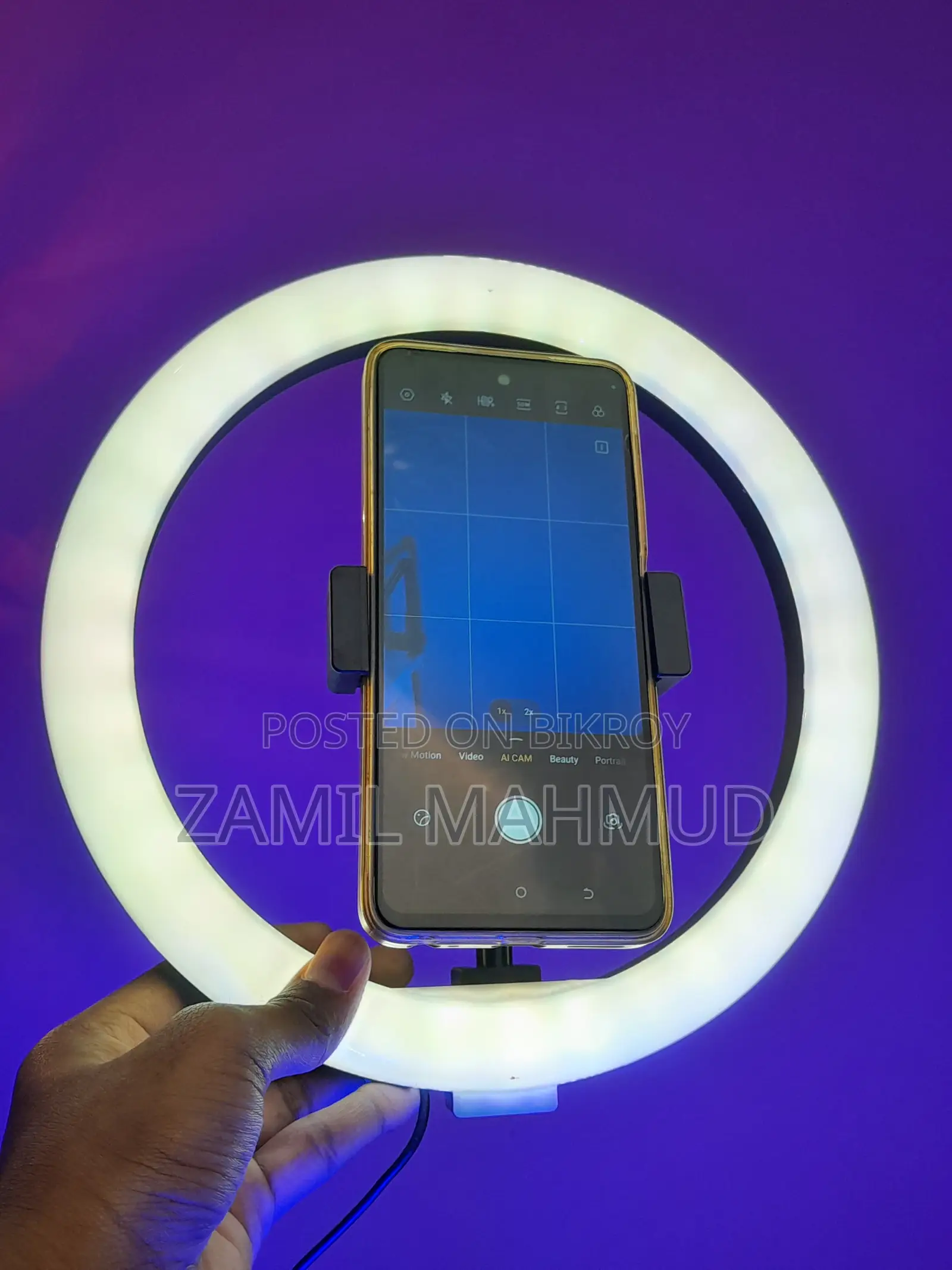 Hx-260 Professional 26cm Ring Light with Phone Holder