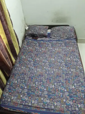This bed is made of ship wood