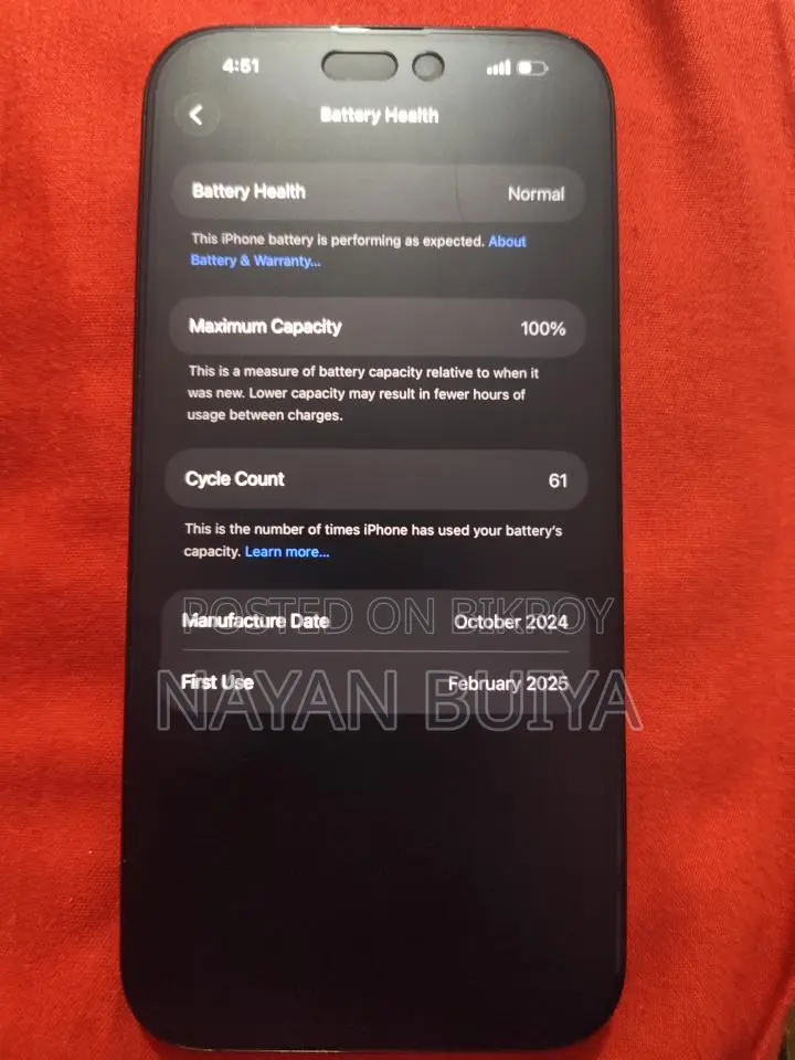 Apple iPhone 16 Pro Max (Used)