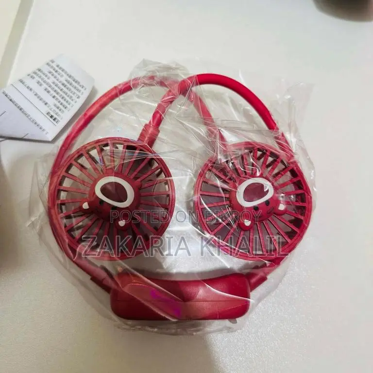 Folding Mini Neck Fan Rechargeable Portable Hand Free S1
