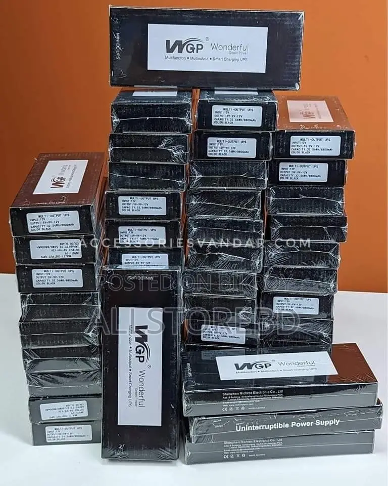 Wgp Mini Ups Provides 8 Hours of Backup Without Electricity