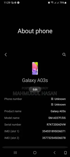 Samsung Galaxy A03 (Used)