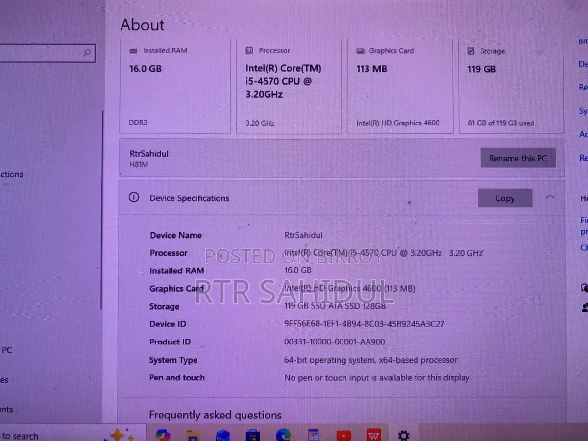 Computer for sale