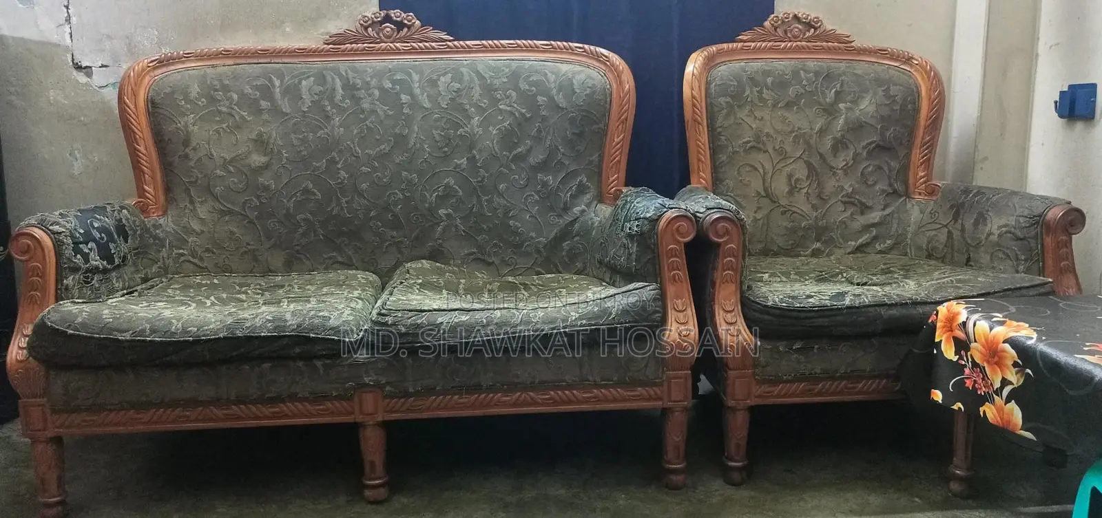 Premium Teak Wood Sofa Set from Chittagong