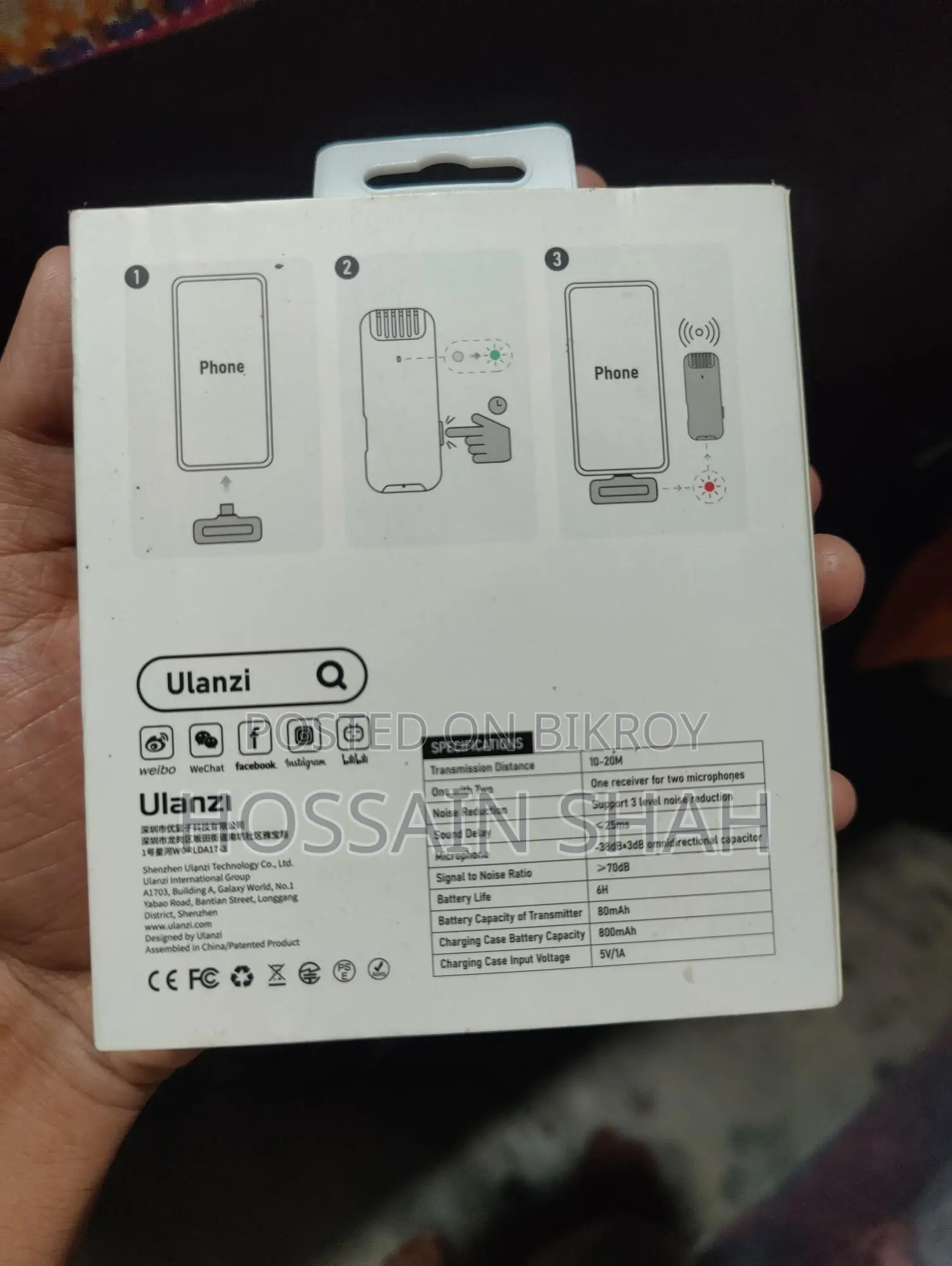 Ulanzi J12 Wireless Microphone