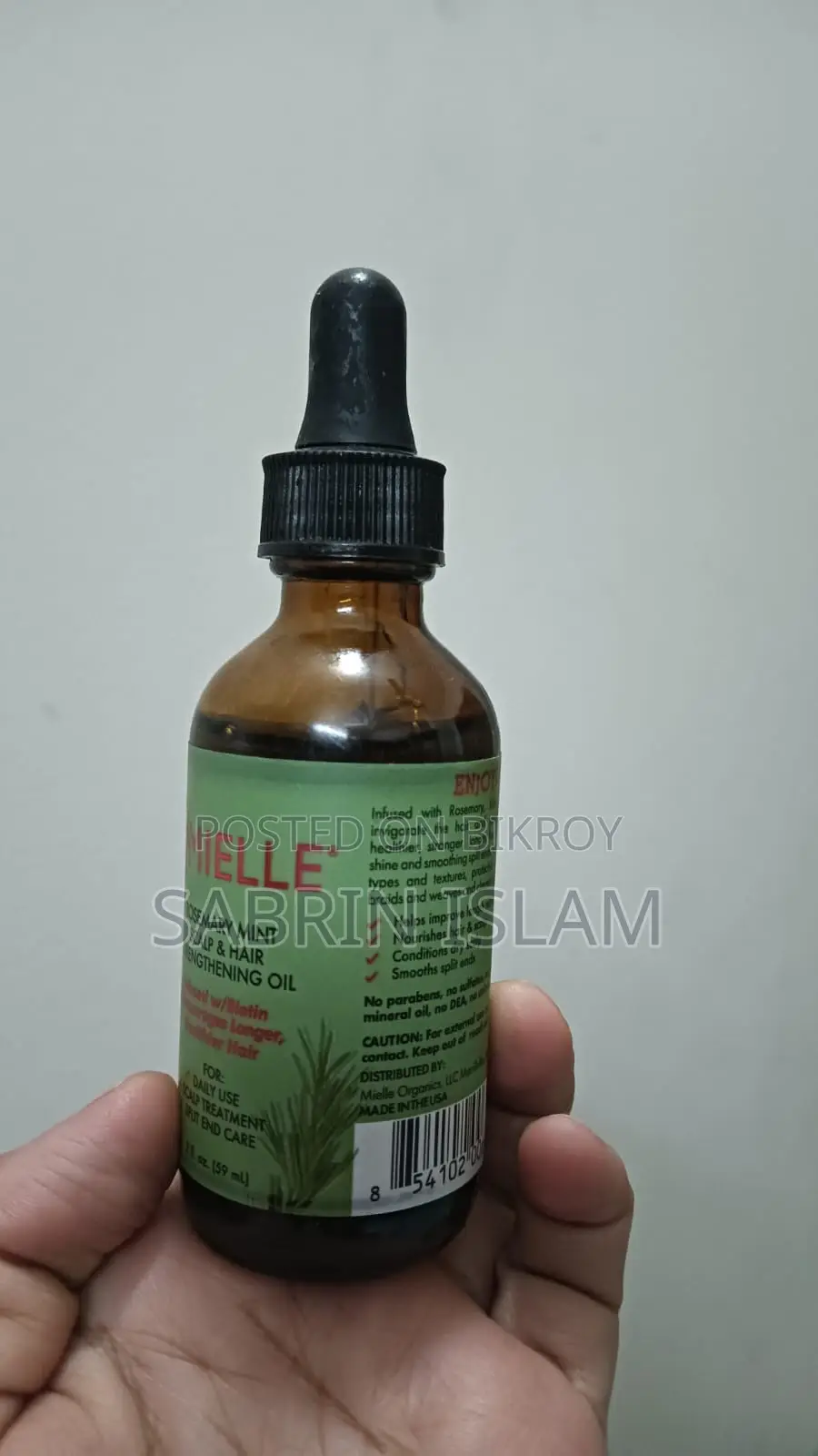 Mielle Rosemary Mint Scalp & Hair Strengthening Oil 59ml