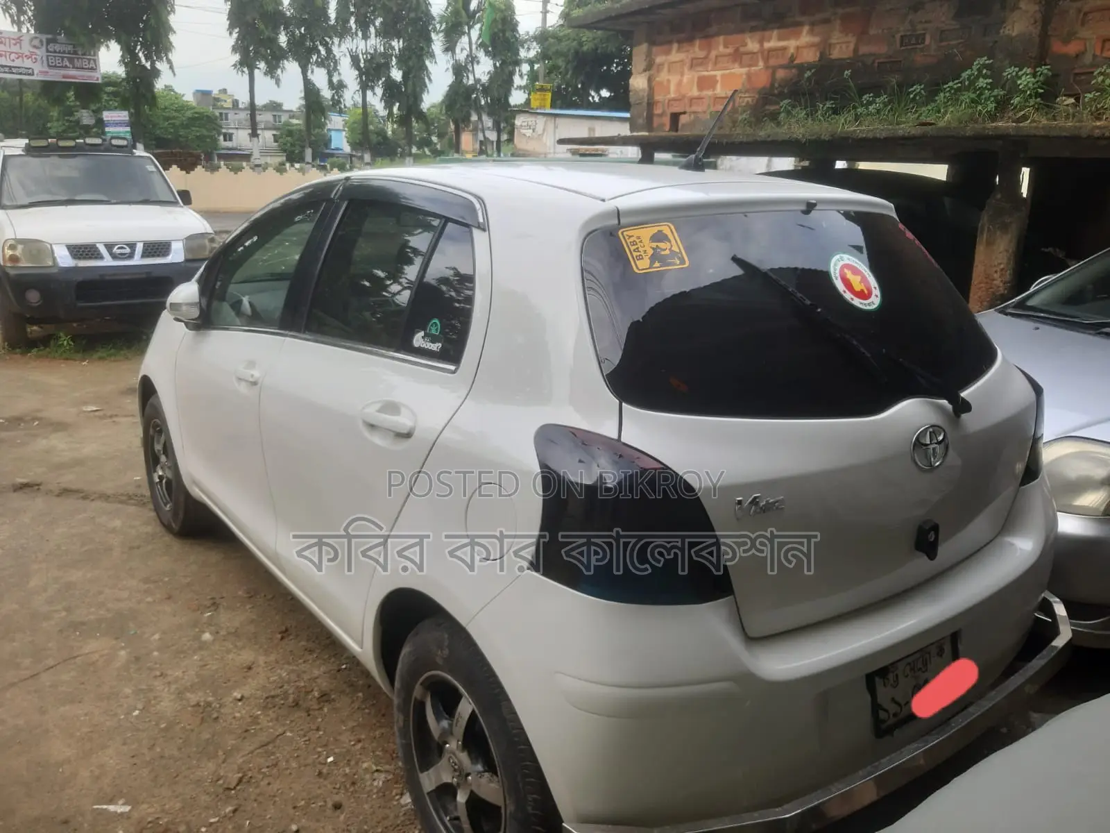 Toyota Vitz white 2008