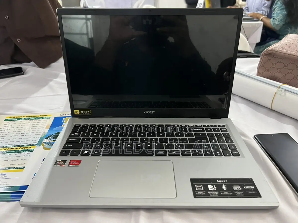 Acer Aspire 3 Ryzen 5, 8GB RAM, 512GB ROM