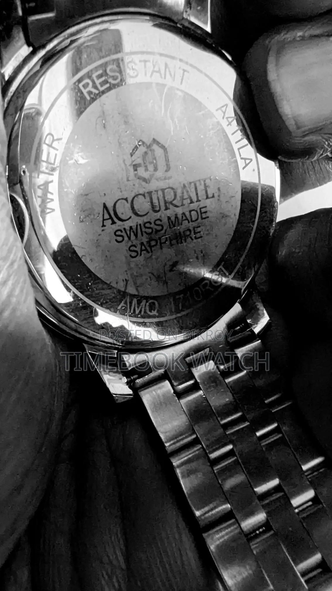 ACCURATE Swiss Watch with Beautiful Dial Color