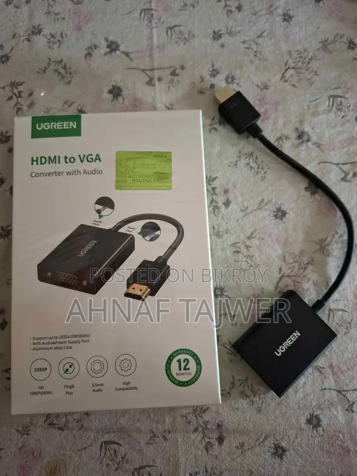 HDMI to VGA Cable/Converter