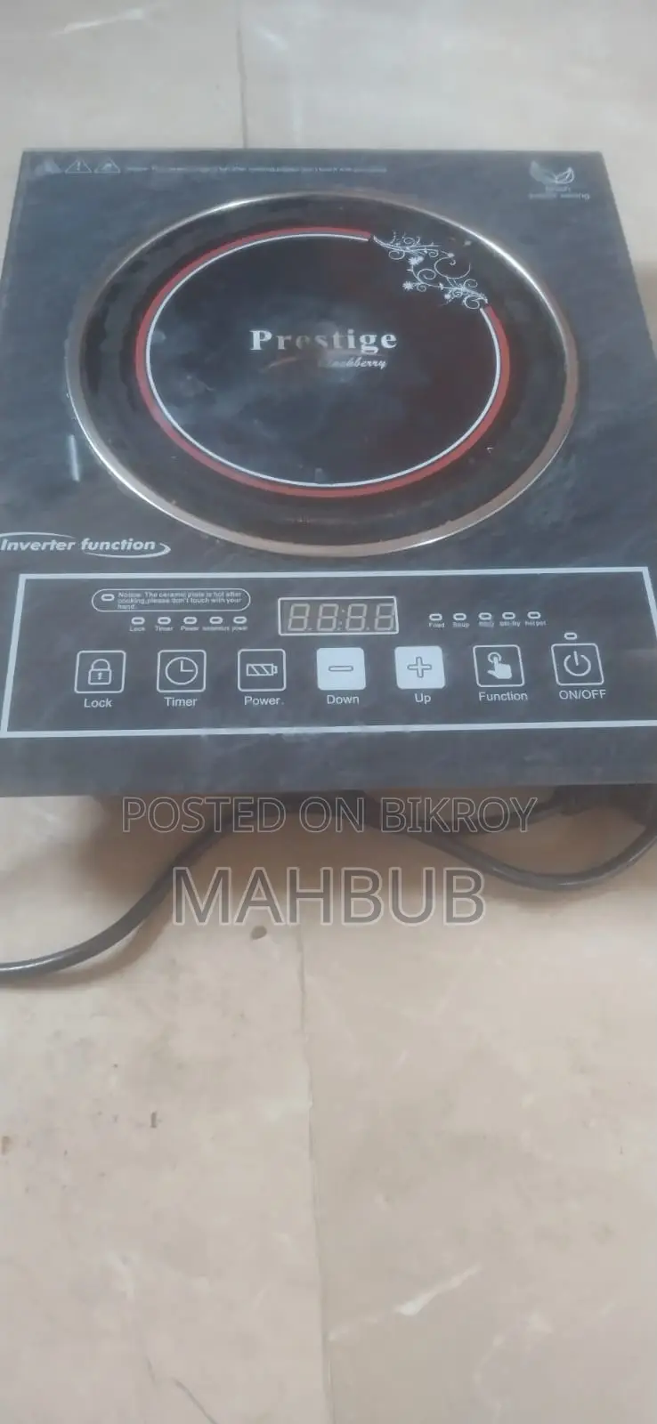 Prestige Infrared Inverter 85% Energy Saving Cooker
