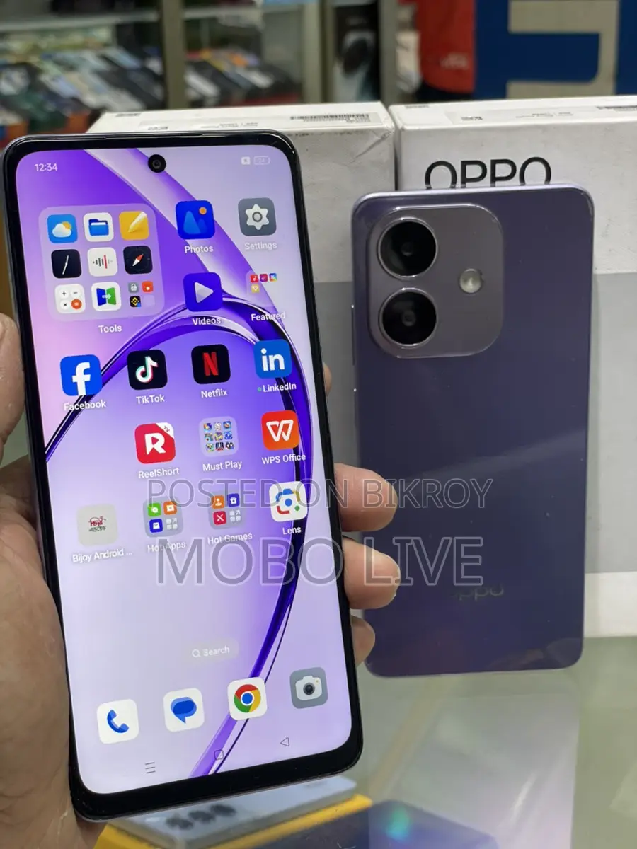 OPPO A3 6/128✅Full Box (Used)
