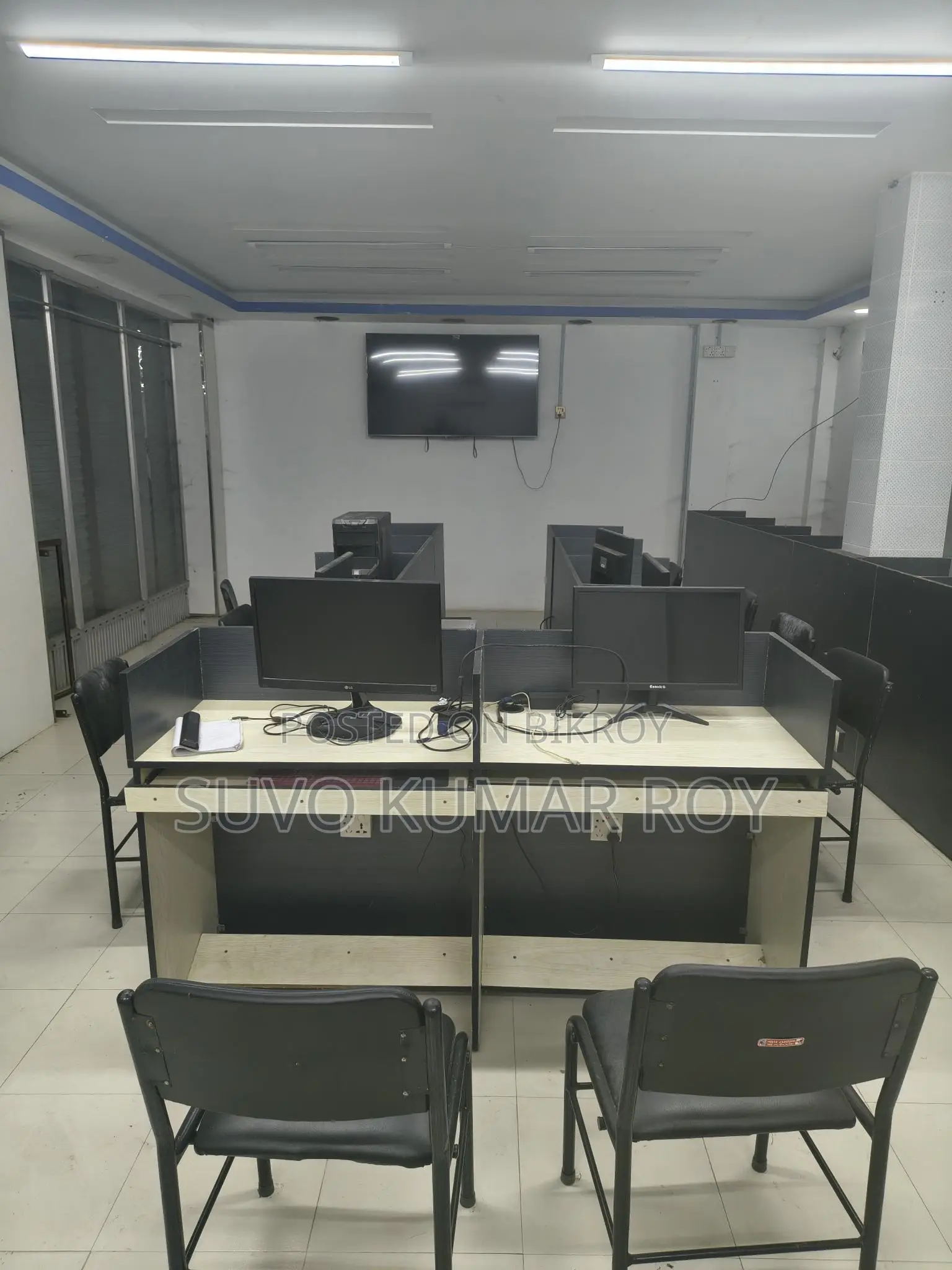 Office Computer Desk (table + Chair)