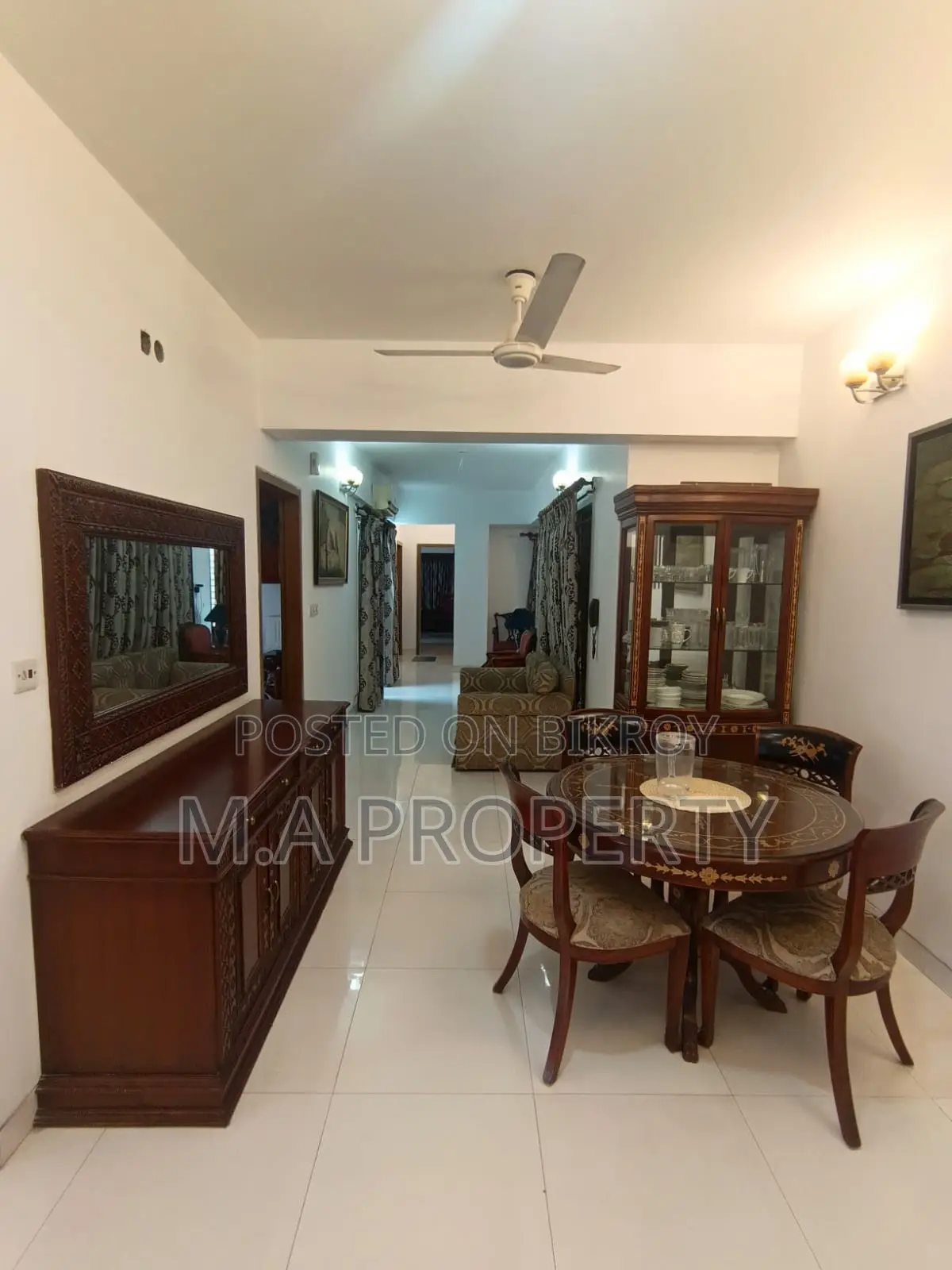 Fully Furnished 3-Bedroom Apartment for Rent in Gulshan-1