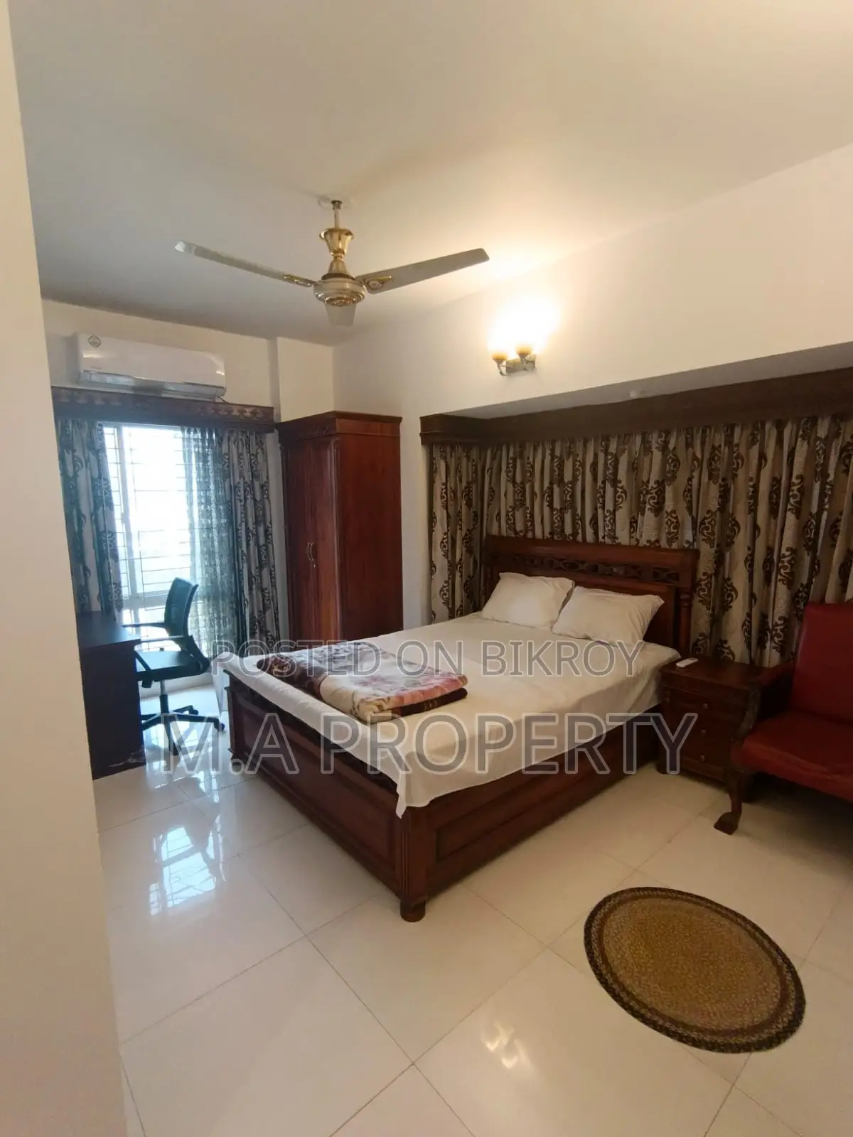 Fully Furnished 3-Bedroom Apartment for Rent in Gulshan-1