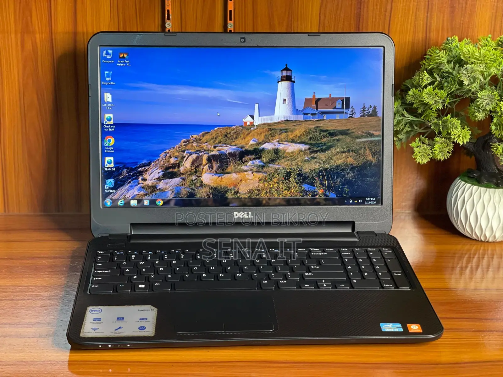 DELL USED LAPTOP AT LOW PRICE CORE I3 8GB RAM 15.6" DISPLAY