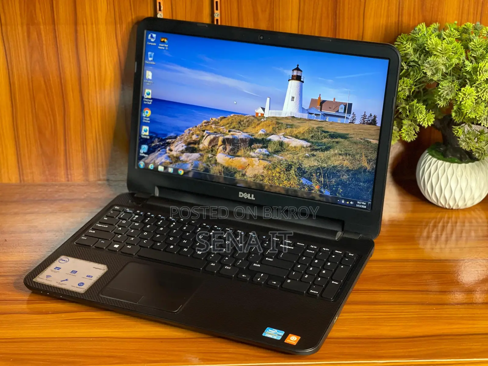 DELL USED LAPTOP AT LOW PRICE CORE I3 8GB RAM 15.6" DISPLAY