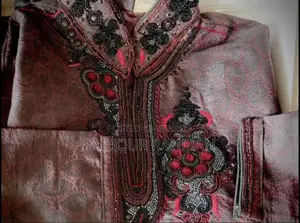 Red Royal Glow Velvet Punjabi