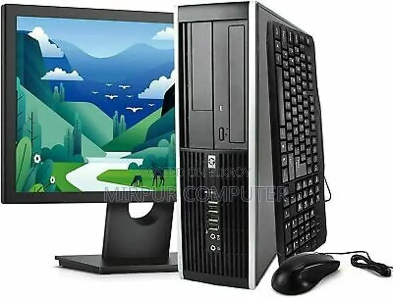 HP Compaq Desktop Core i5, 19-inch HP LED, 8GB RAM, 120GB SSD