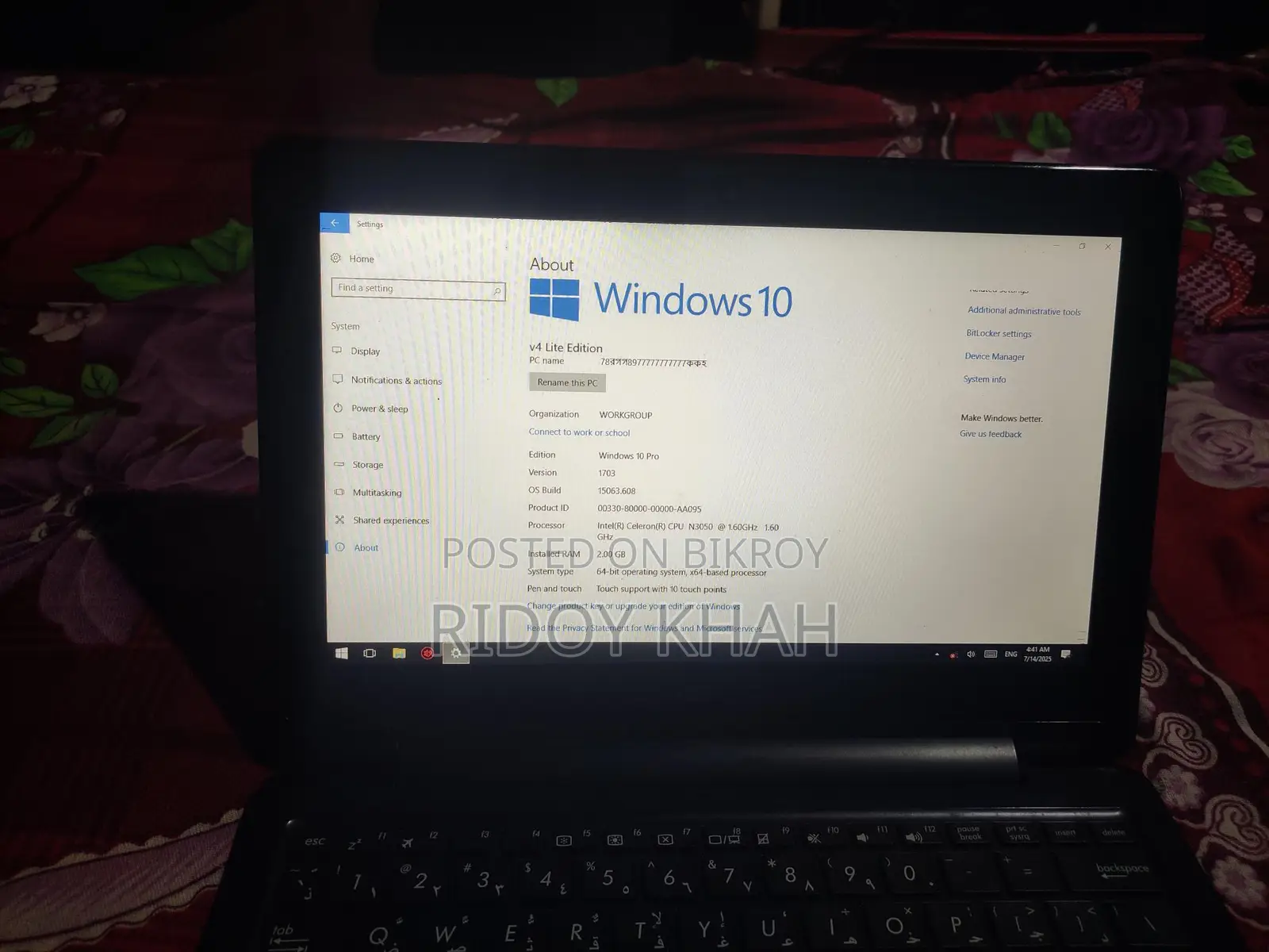ASUS Laptop for Sale