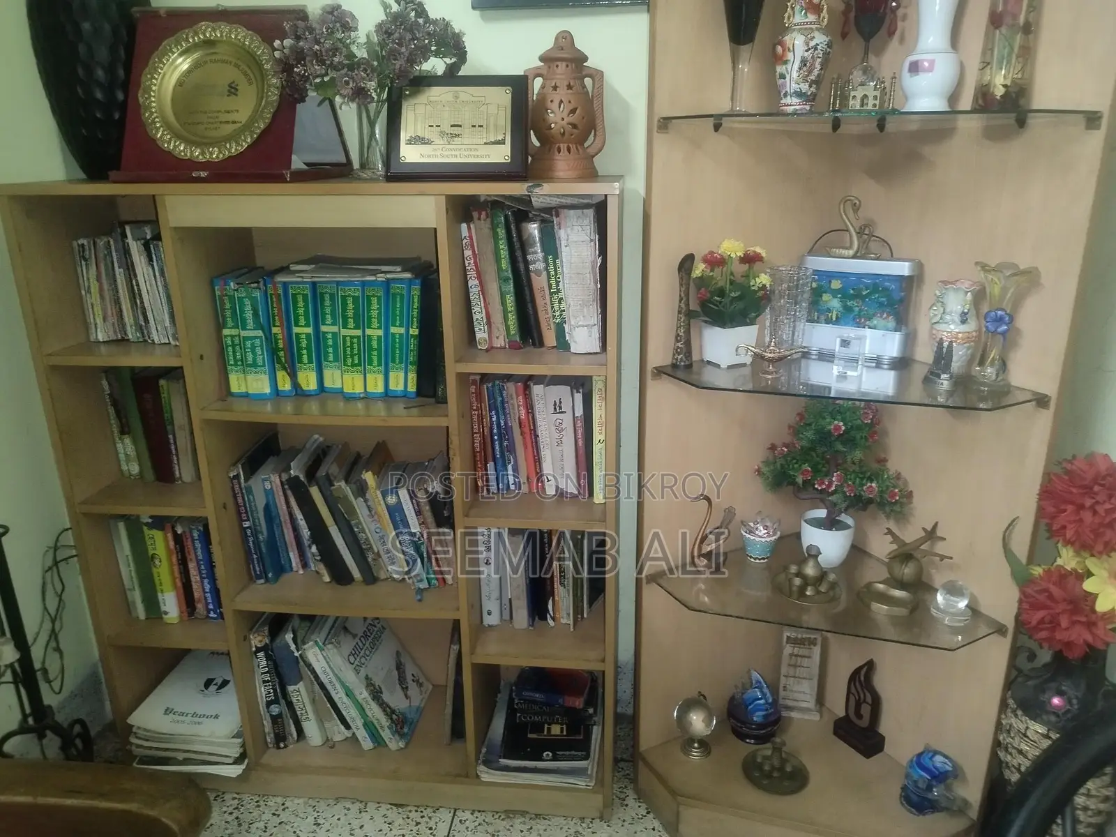 Otobi Book Shelf and Corner Showcase
