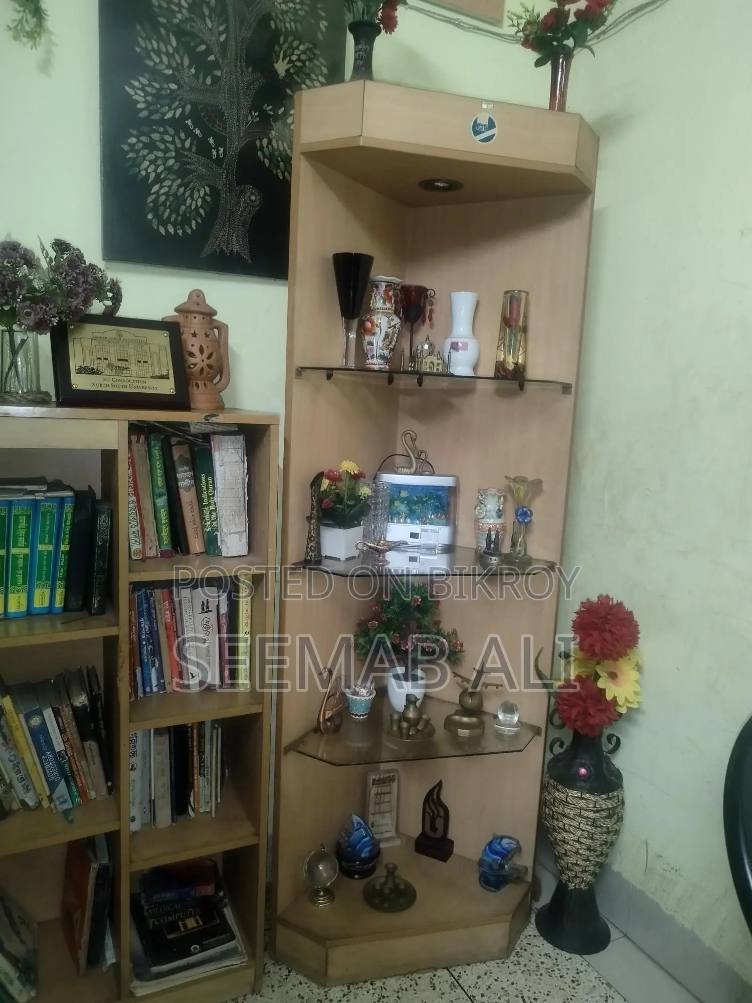 Otobi Book Shelf and Corner Showcase
