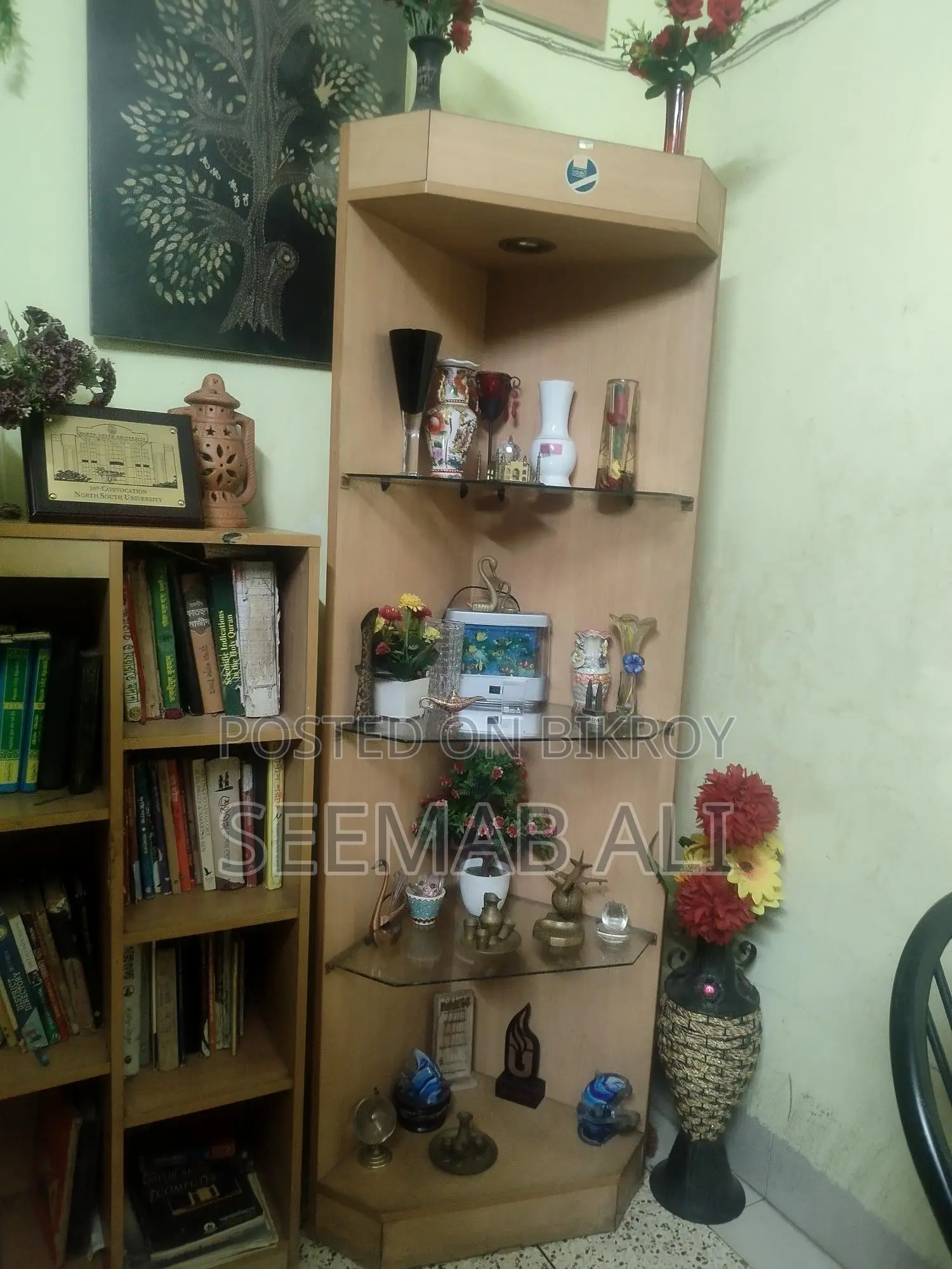 Otobi Book Shelf and Corner Showcase