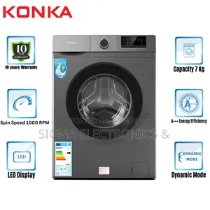 KONKA Washing Machine KG100-12B13 (10.0 KG) Front Loading Inverter
