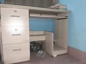 Excellent Design Study Table, Computer Table Made of White-Brown Partex