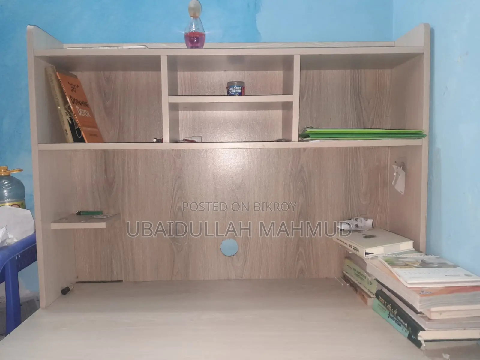 Excellent Design Study Table, Computer Table Made of White-Brown Partex