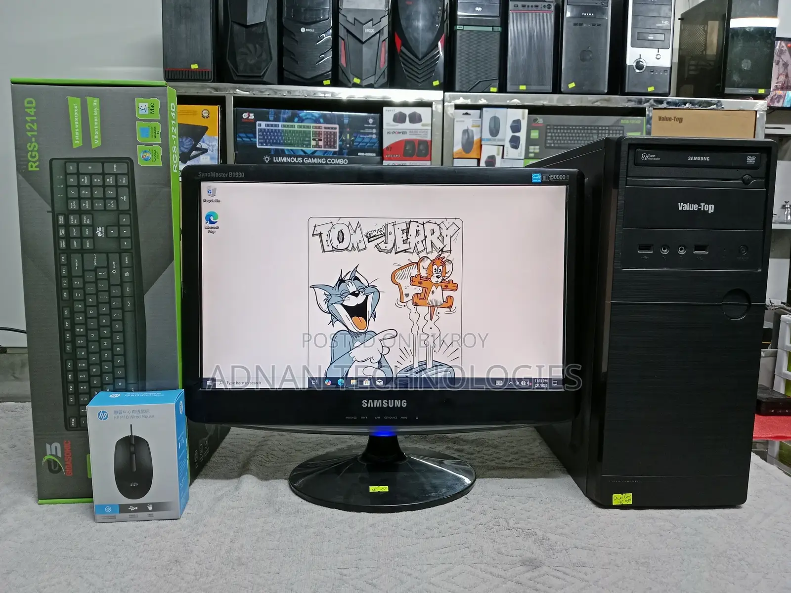 Dual Core Desktop Full Setup | Samsung 19″ LED Monitor All