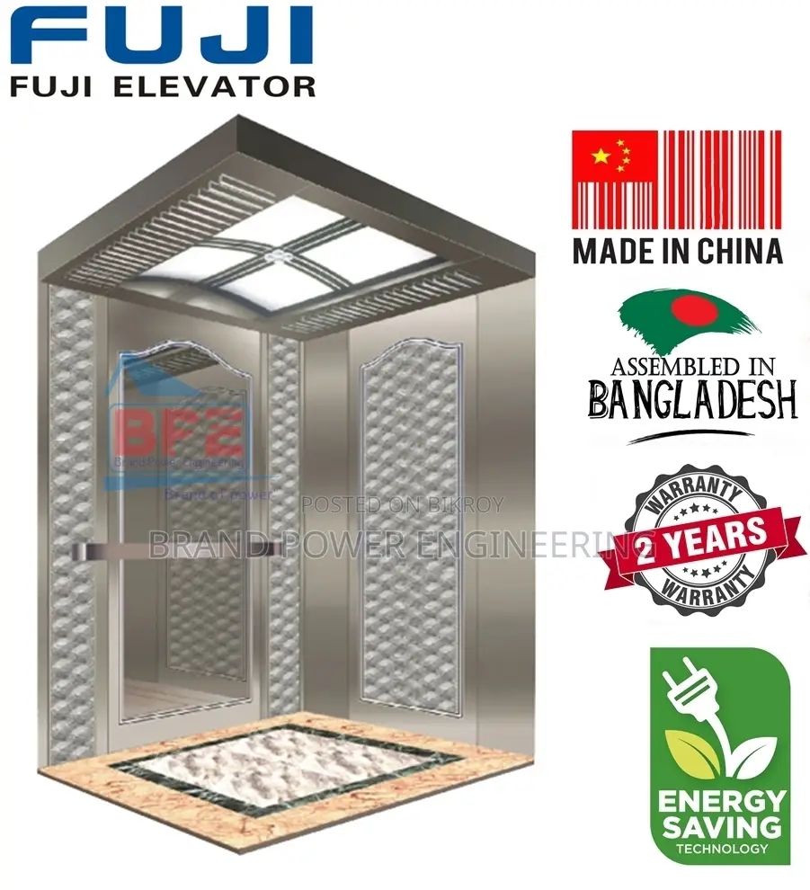 Fuji 450kg Passenger Elevator | 6-Person 6-Stop PM Gearless