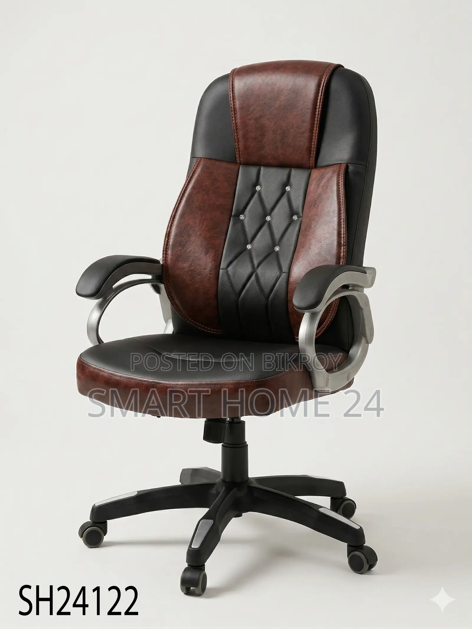 Premium High-Back Office Chair – Elegant Dual-Color Design