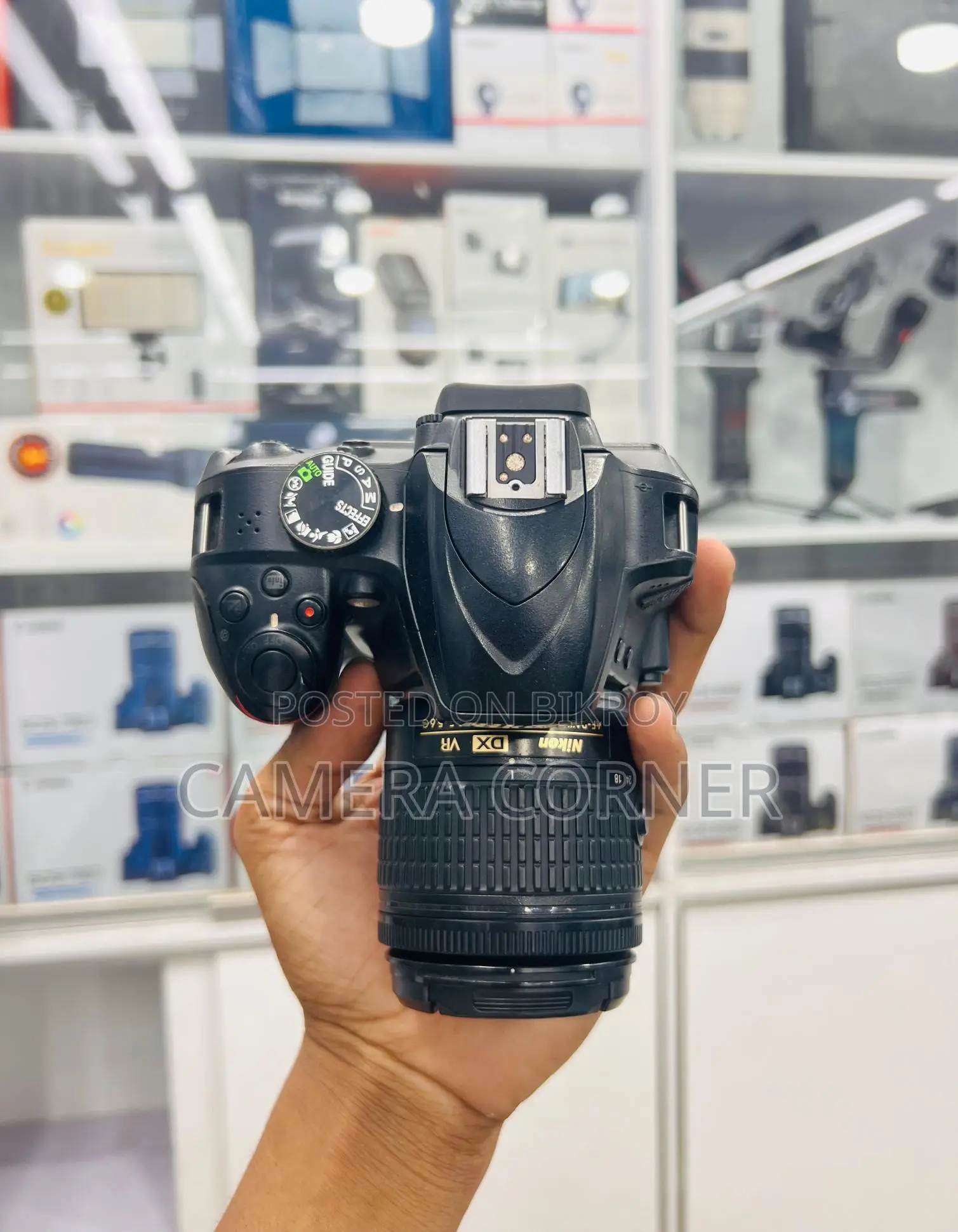 Nikon D-3400 camera with 18-55mm Lens
